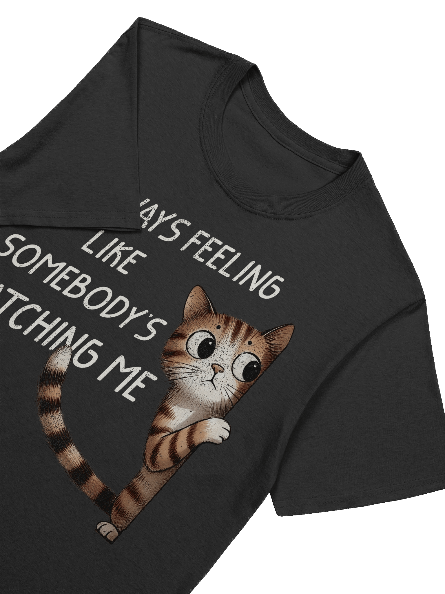 Curious Cat Corner Peek T-Shirt product image (37)