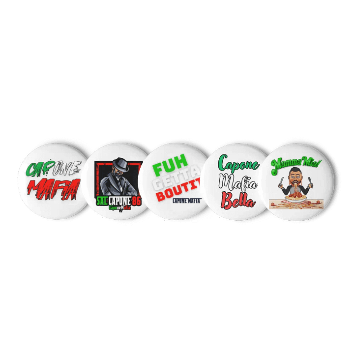 Capone Mafia Button Set product image (1)