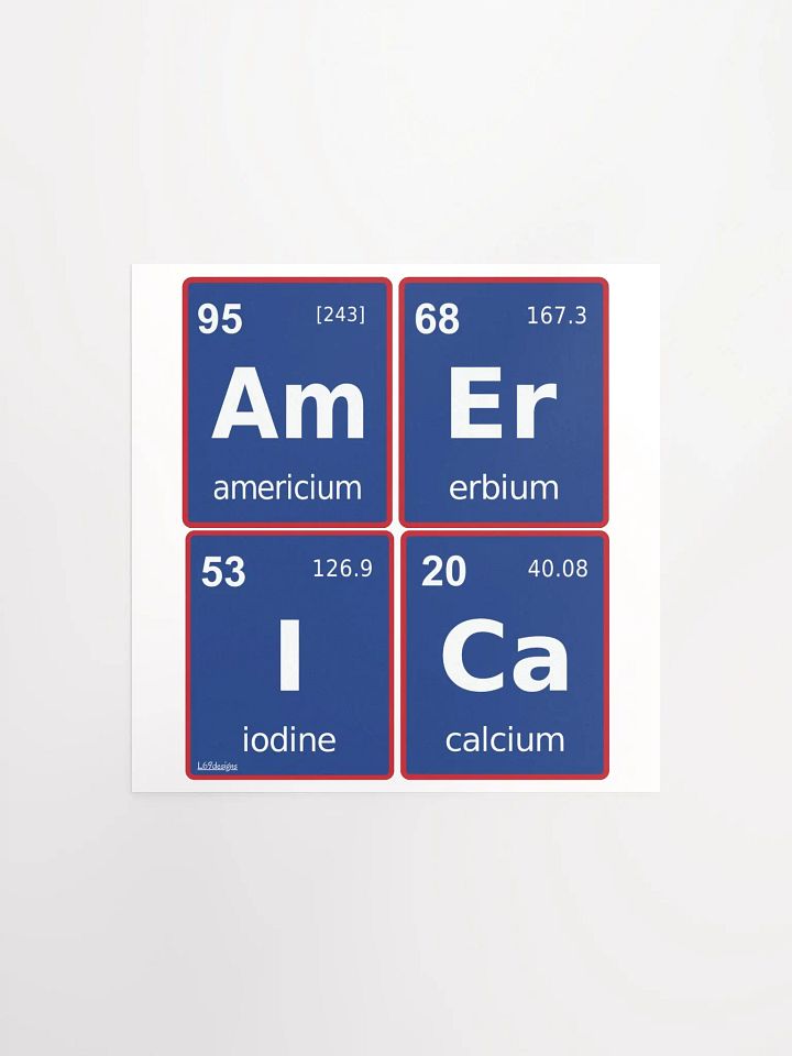 AMERICAN PERIODIC TABLE product image (1)