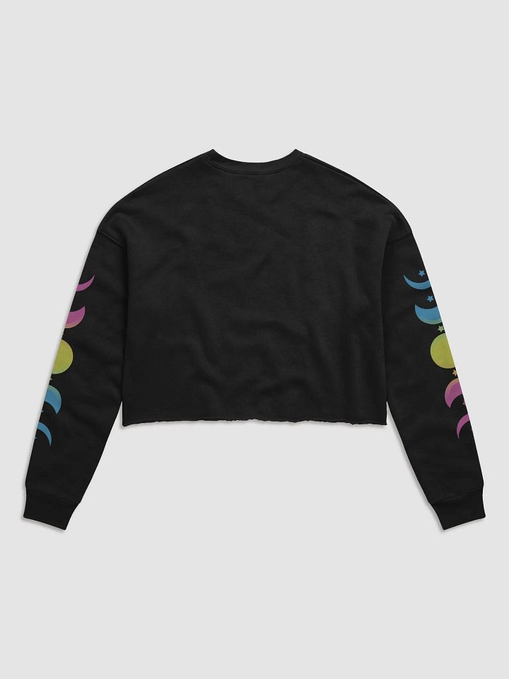 Phasing Through the Moon Pansexual Crop Sweatshirt product image (2)