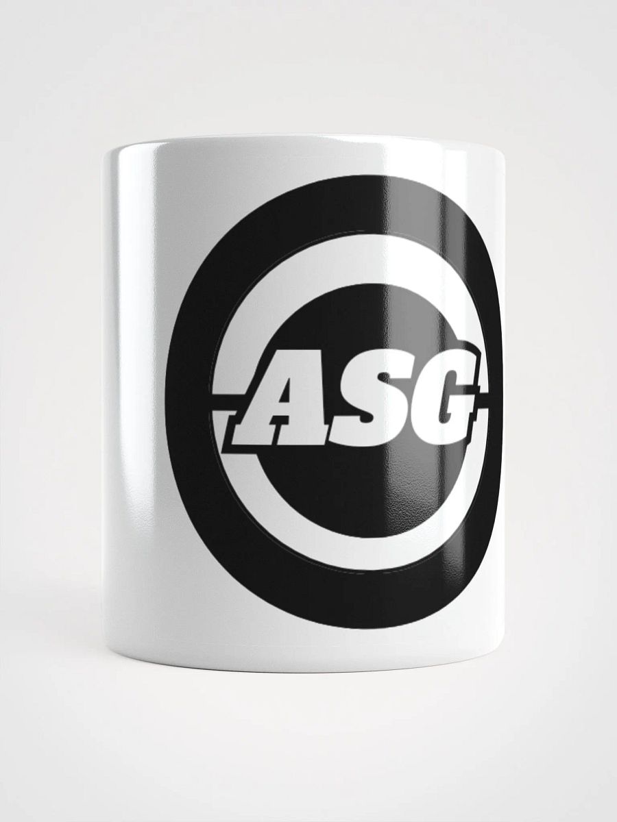 ASG Logo Circle White Glossy Mug product image (5)