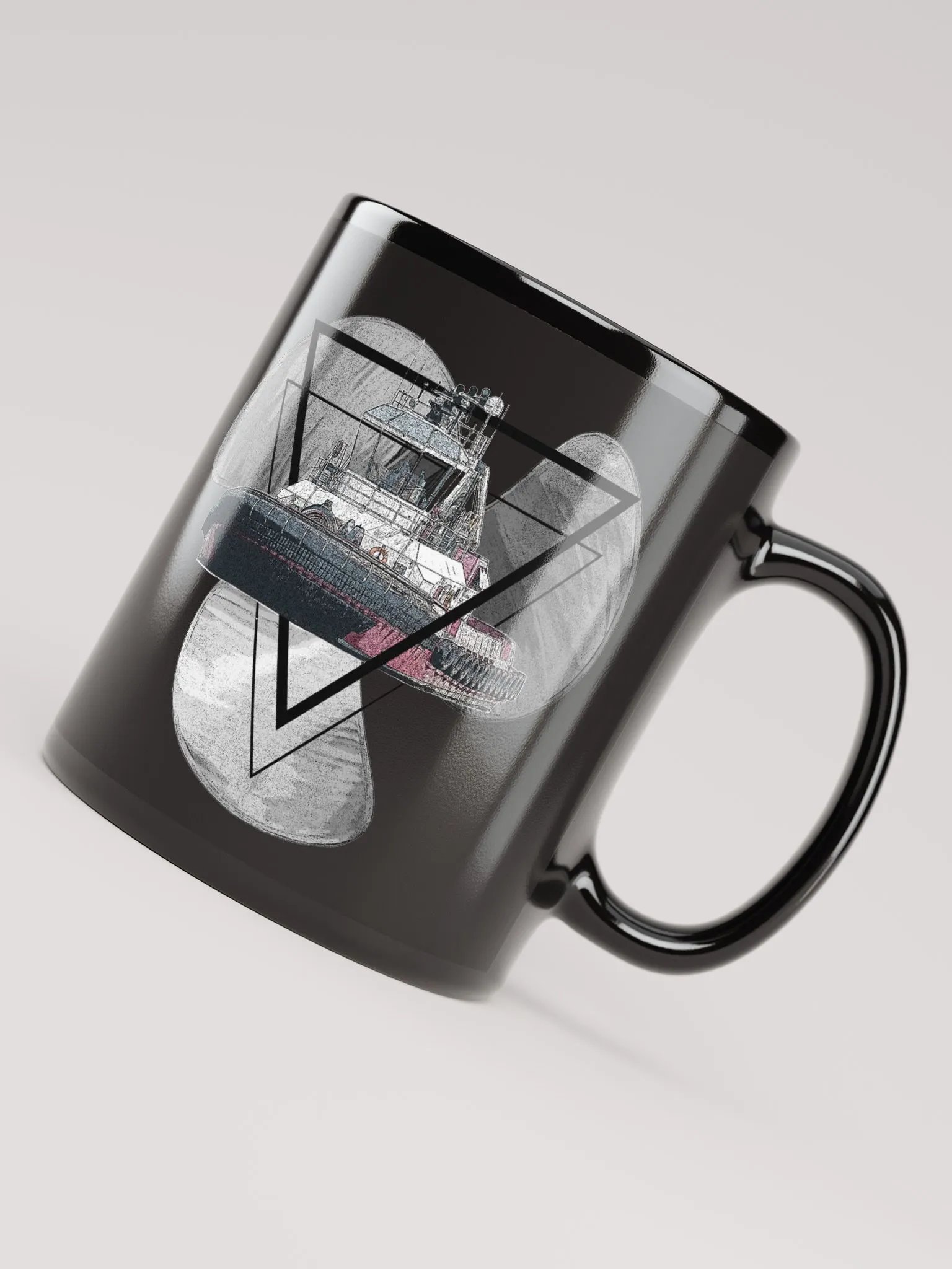 Three blade prop triangle Athena tug Mug 11oz & 15oz product image (4)