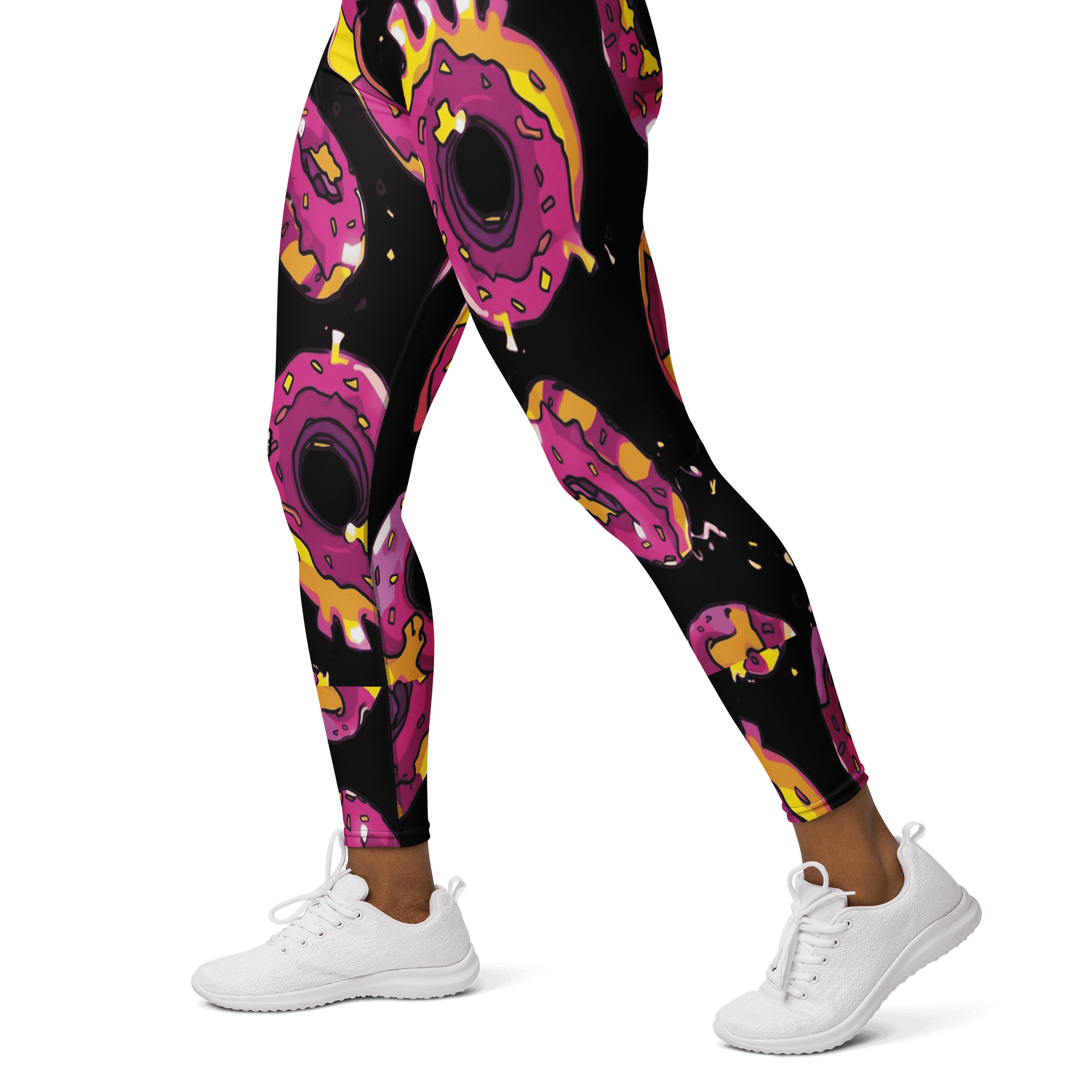 DONUT CLOUD YOGA PANTS (RADIOACTIVE STYLE) product image (3)
