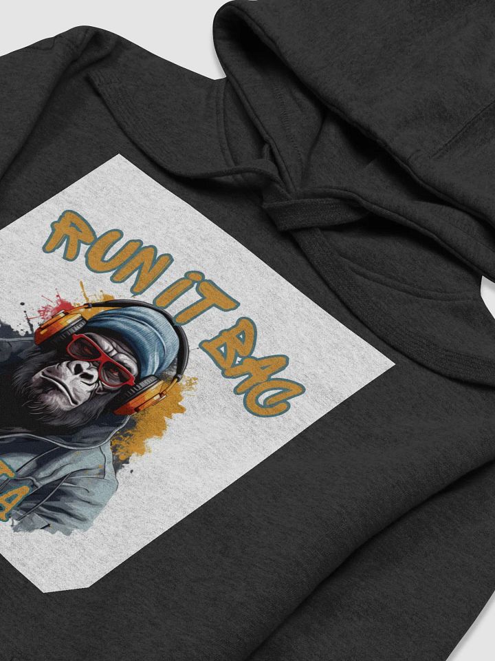 RUN It BAC Media Hoodie White product image (2)