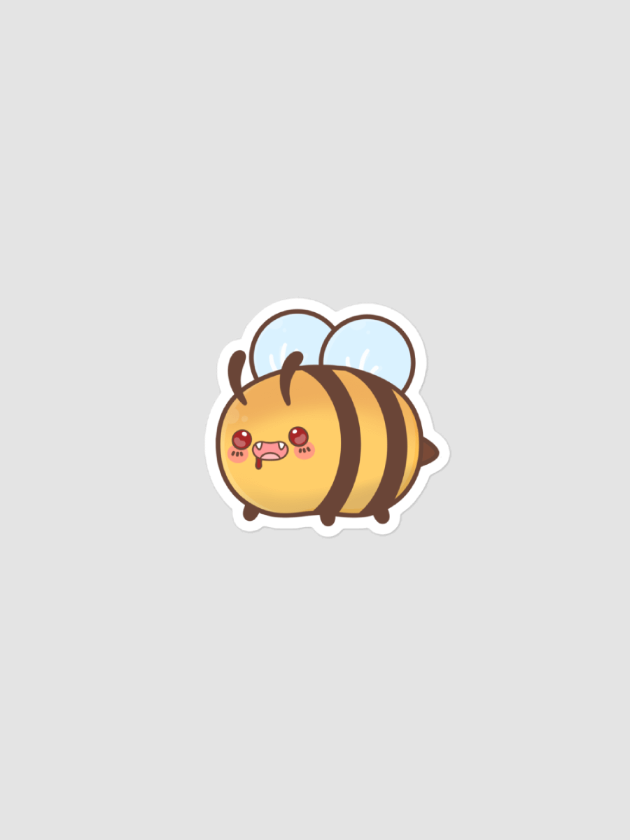 bertha the vampbee sticker product image (1)