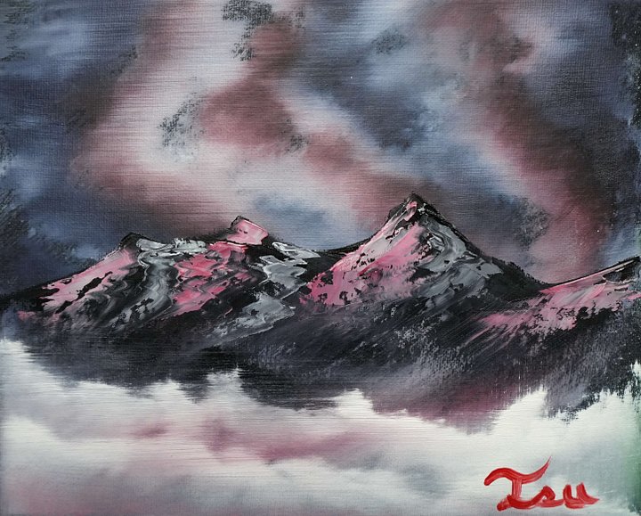 The Mountain Twins (Originals) 2 seperate 8x10 Canvas' product image (2)