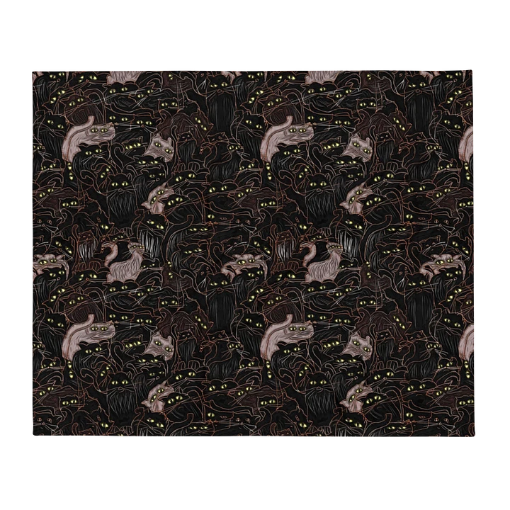 Black Cats Throw Blanket product image (13)