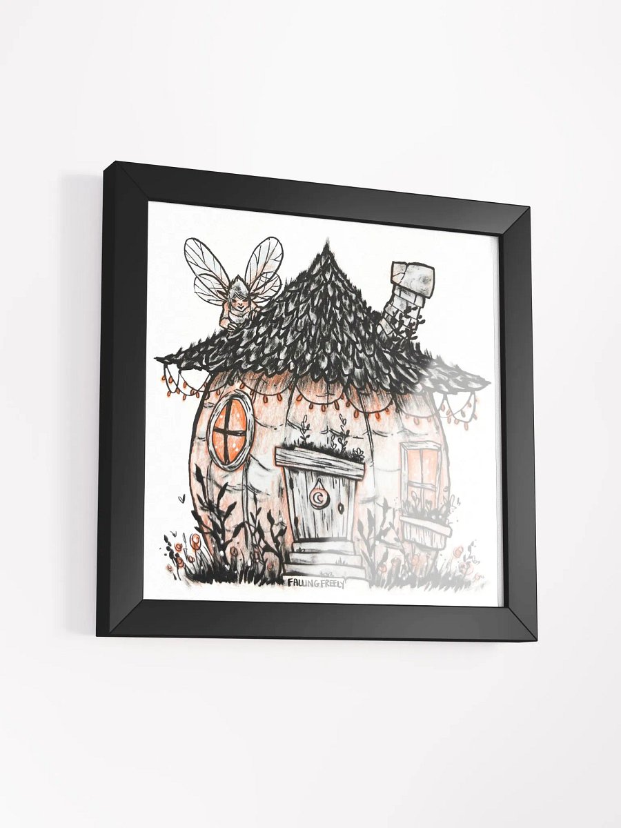 Enchanted Pumpkin House Framed Art Print product image (9)