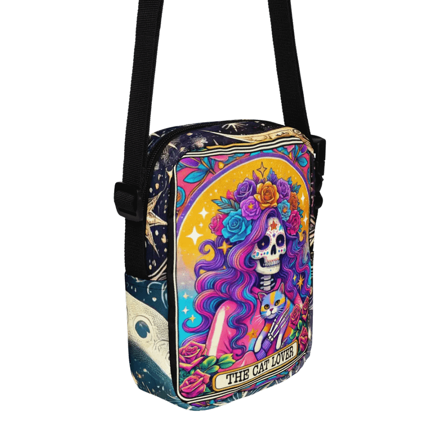 Day of the Dead Cat Lover Crossbody Bag product image (5)