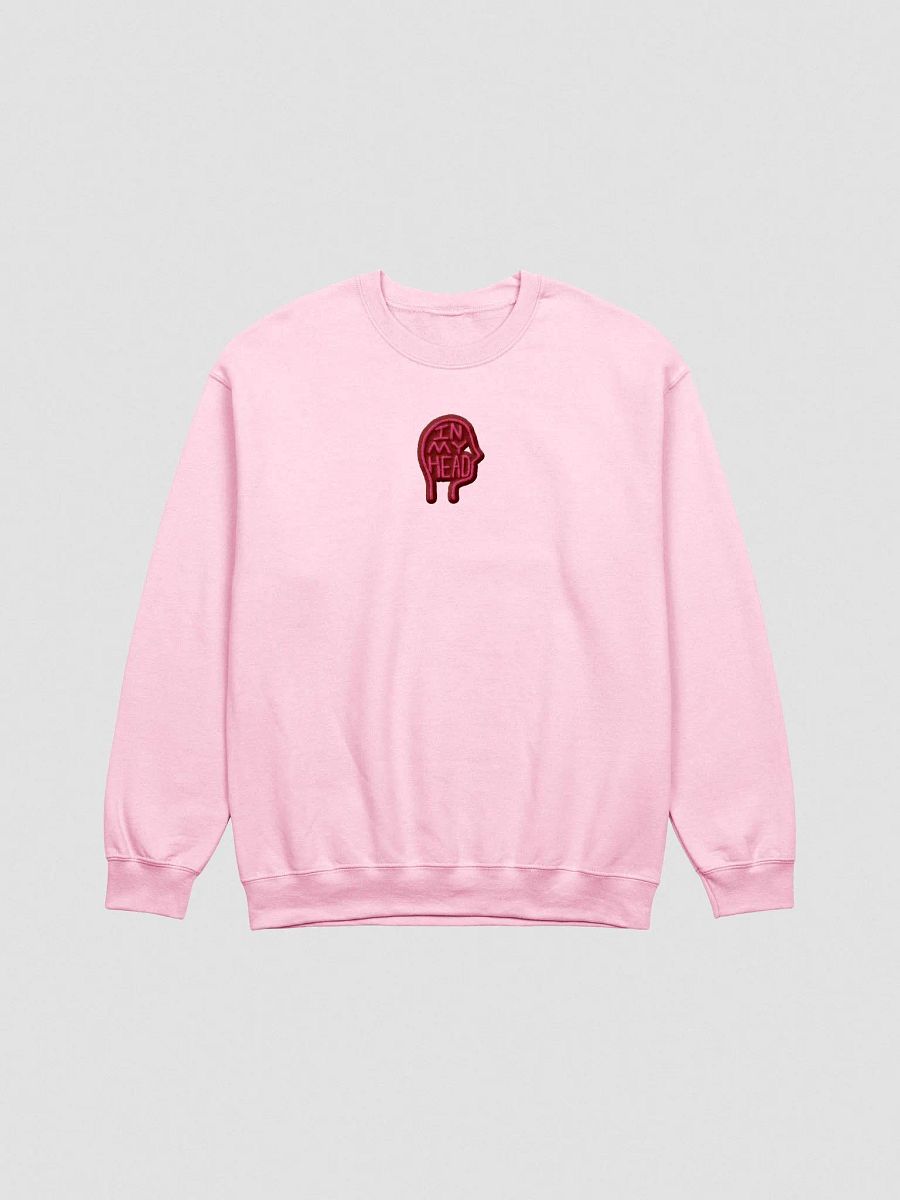 In My Head embroidered crewneck (rose bubble design) product image (5)