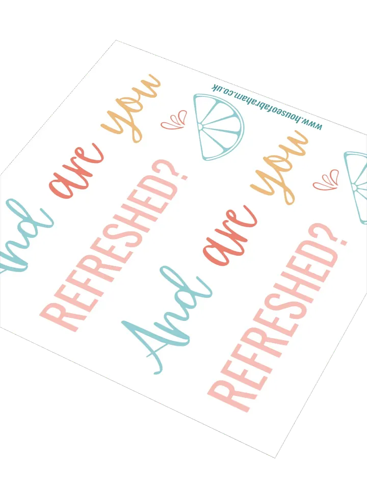 And Are You Refreshed? - Sticker product image (1)
