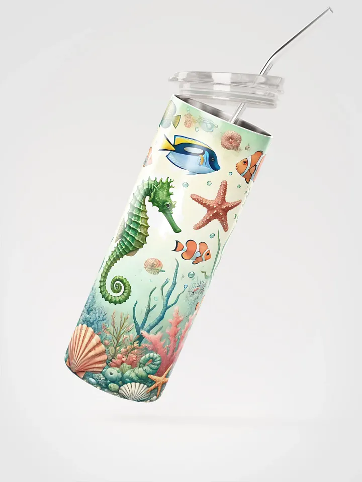 Oceanic Elegance Stainless Steel Tumbler product image (2)