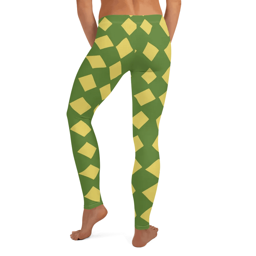 Dynamic Yellow Polygon All-Over Leggings product image (8)