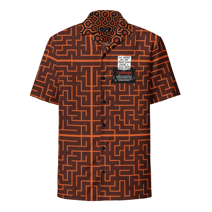 “REDRUM & Relaxation” – The Shining Horror Hawaiian Shirt product image (1)