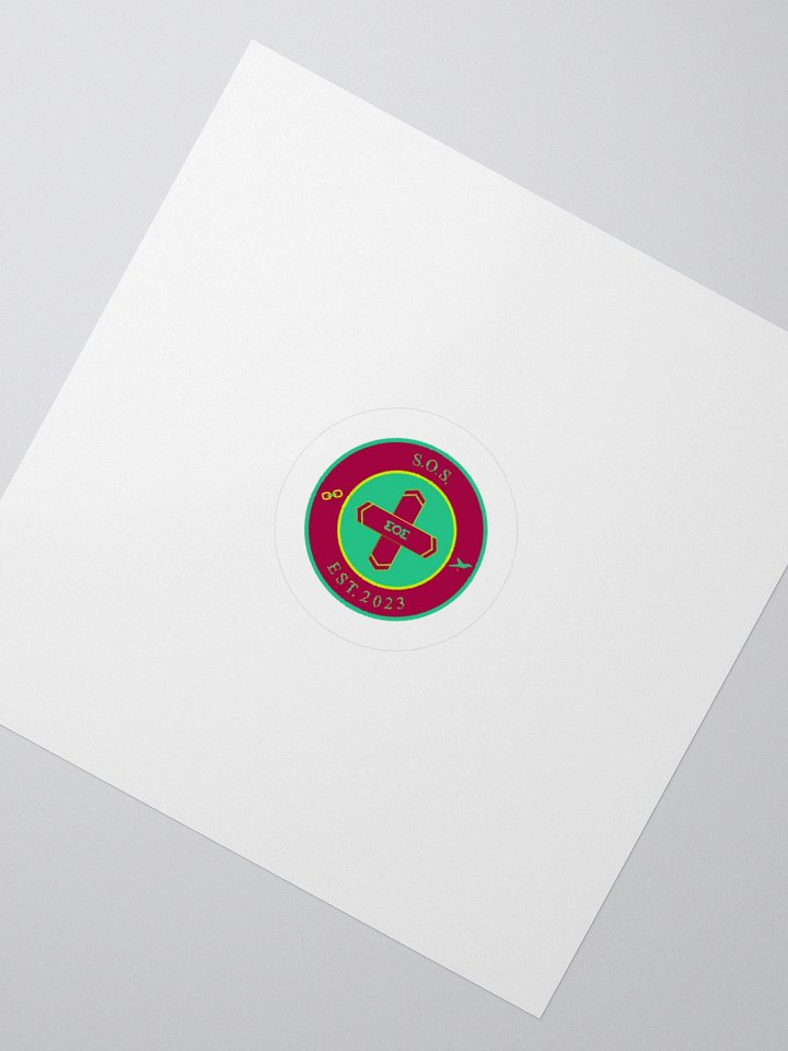 S.O.S. Shield Kiss Cut Sticker product image (8)