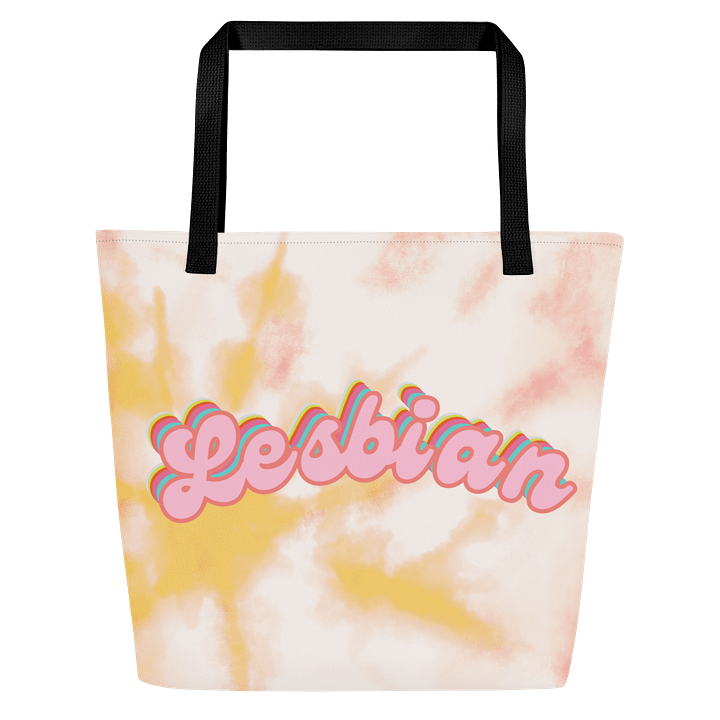LGBTQIAP2S+ 2025, Curved Lesbian, Tote product image (1)