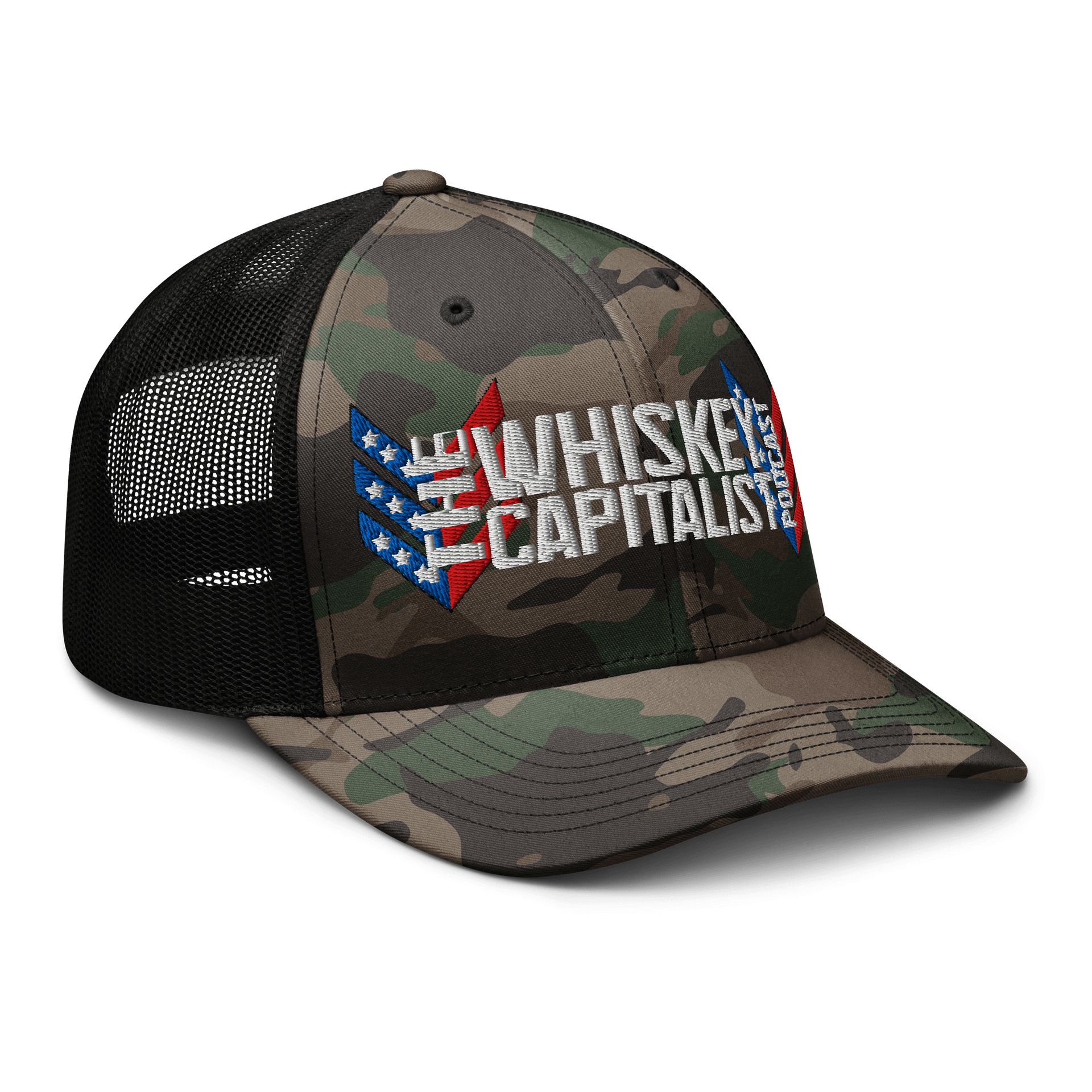 Main Logo Camo Trucker Hat - Embroidered product image (6)