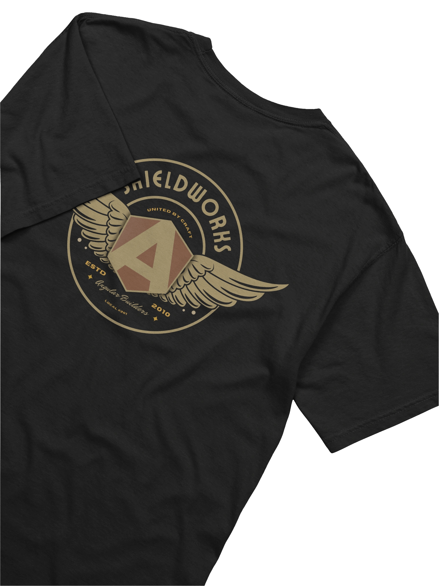Shieldworks Local #201 “United by Craft” Heavyweight Tee product image (6)