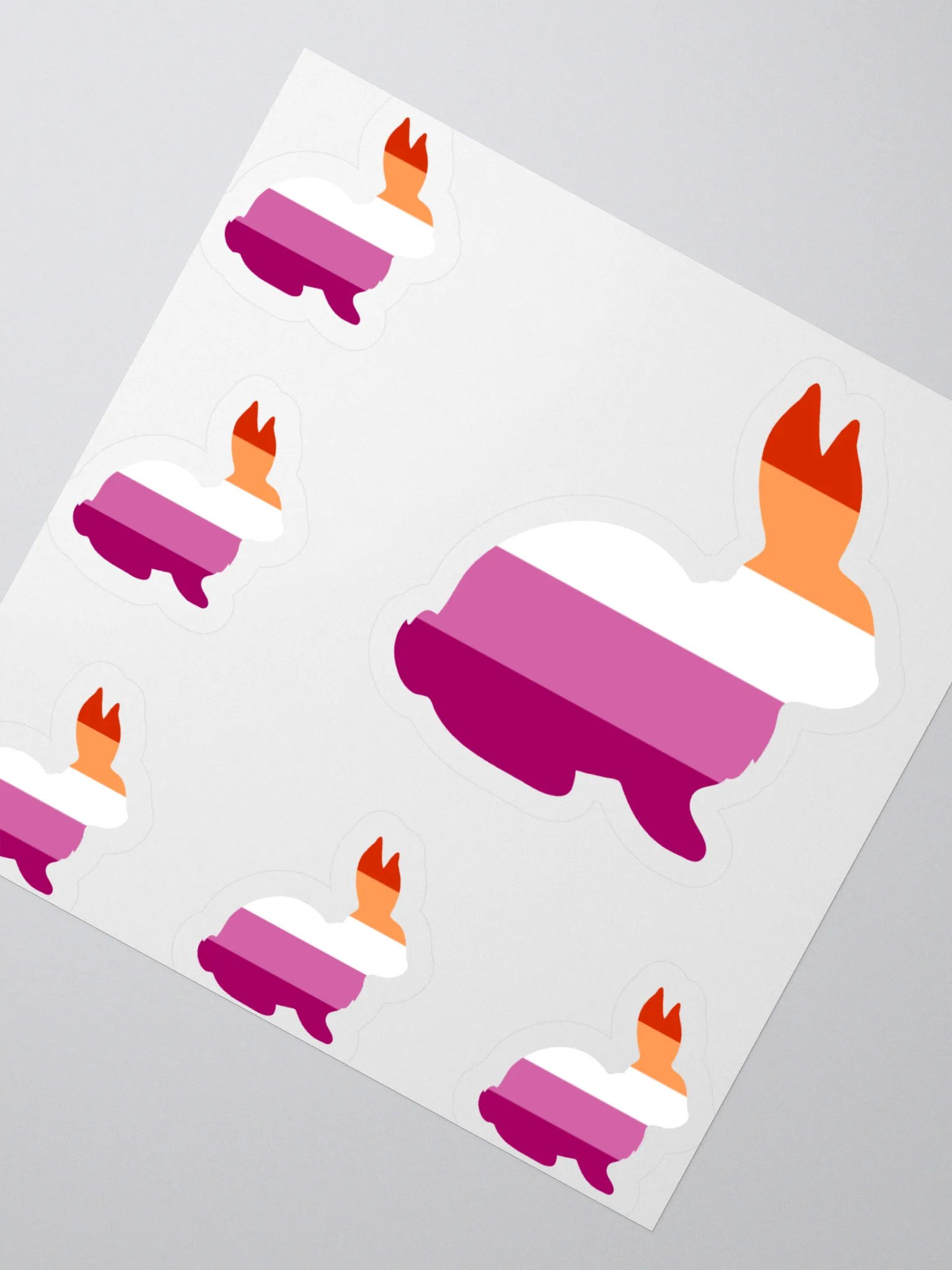 Lesbian Pride Bnuy Mini Sticker Set! product image (3)