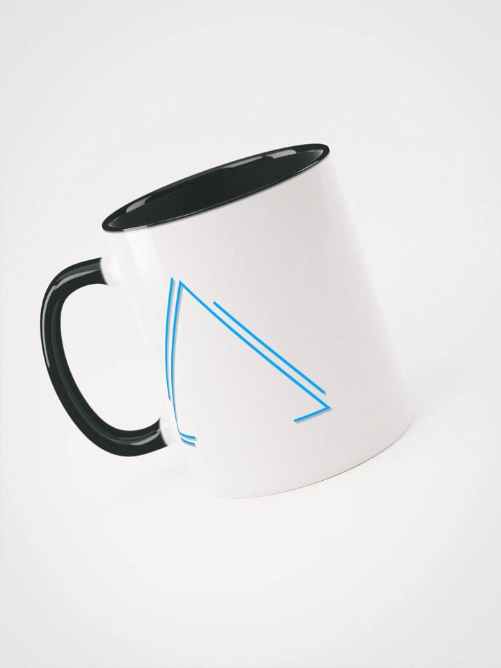 Omitt Triangle Ceramic Mug with Color Inside product image (1)
