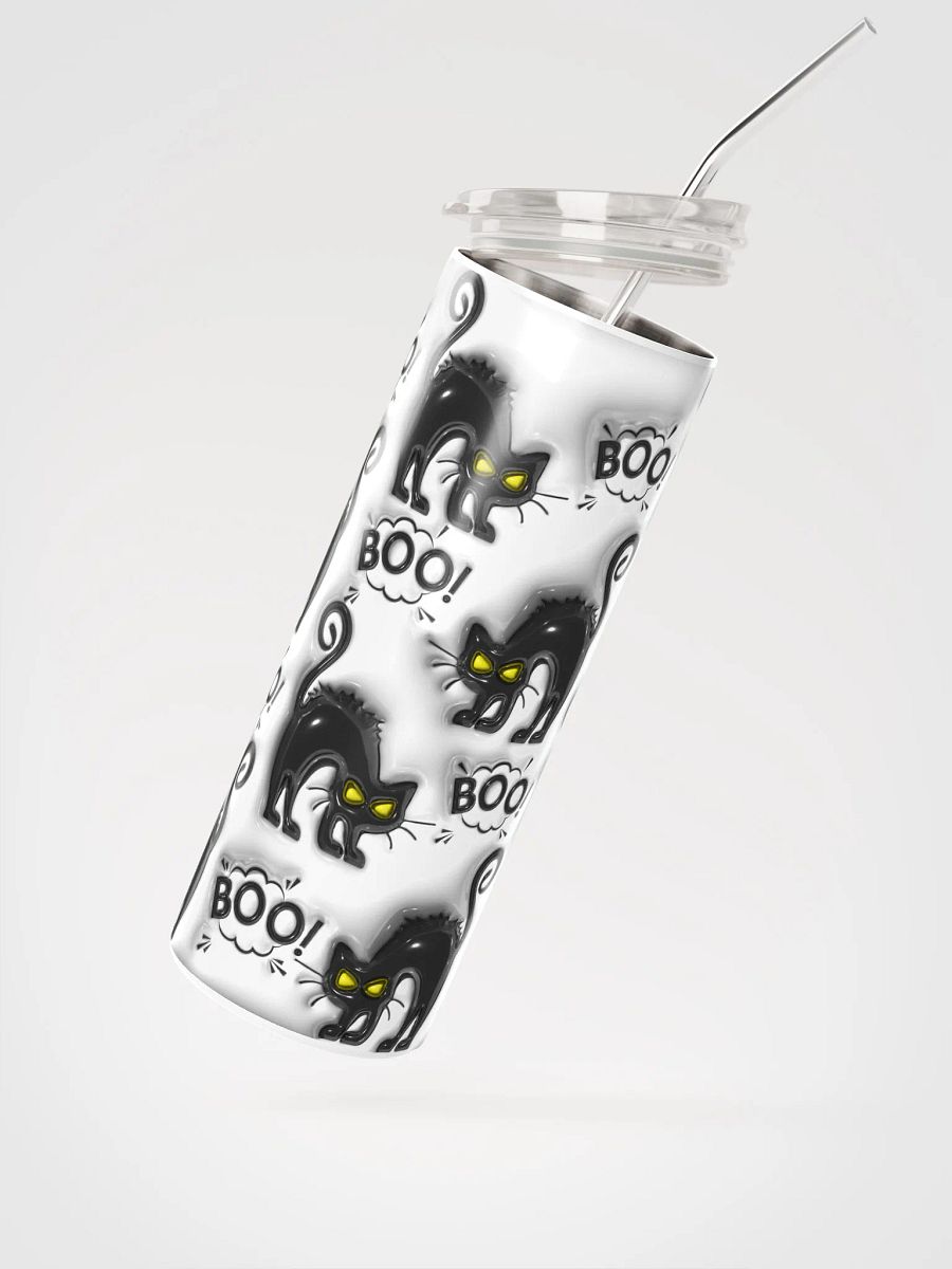 Glowing Eyes Black Cat Halloween Tumbler product image (2)