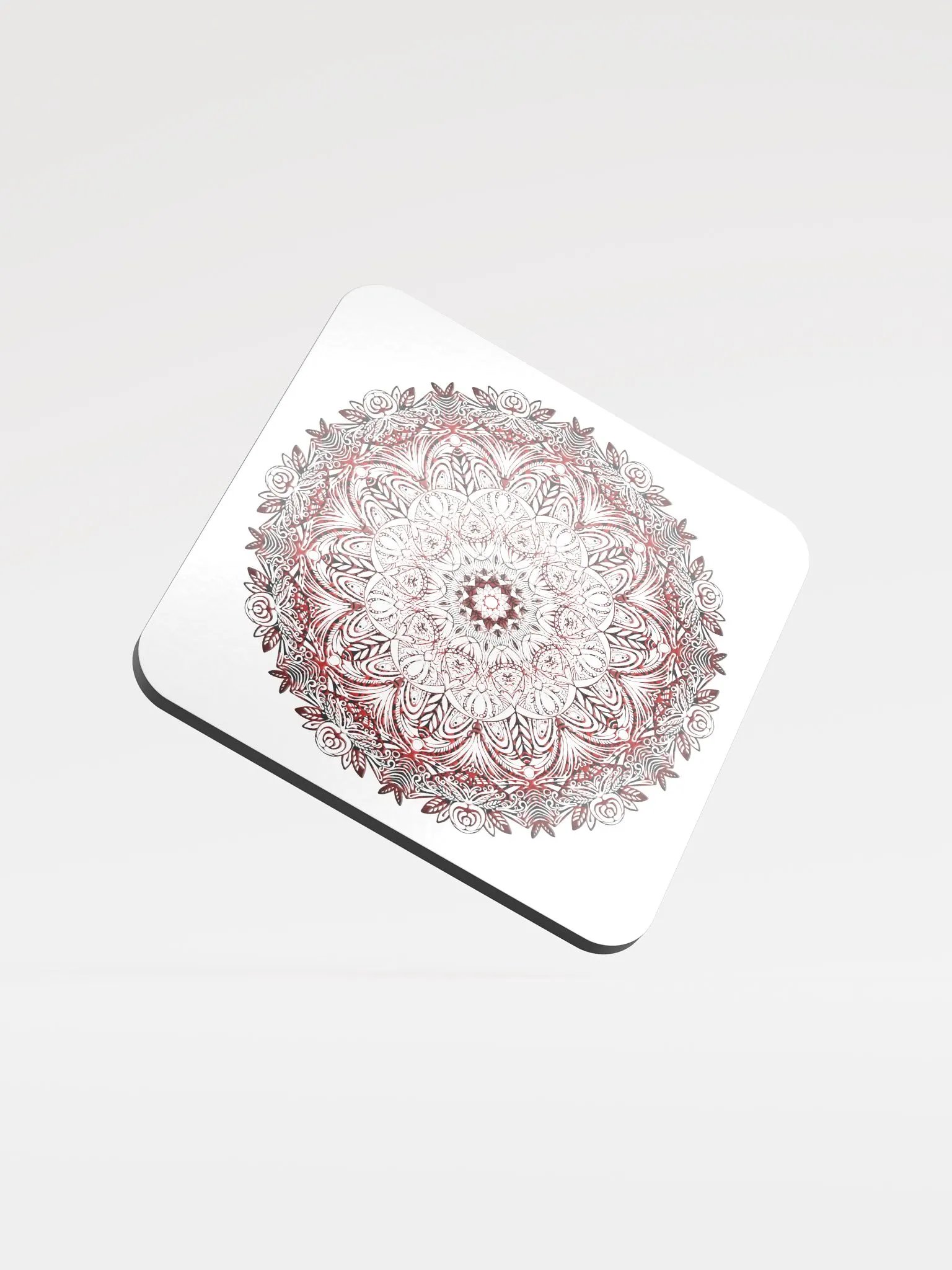 Mandala Harmony Glossed Cork Coaster product image (1)