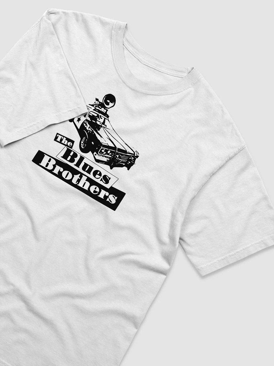 Funny Blues Brothers vintage style graphic T-shirt with the Bluesmobile fan club sat 40 for men women product image (3)
