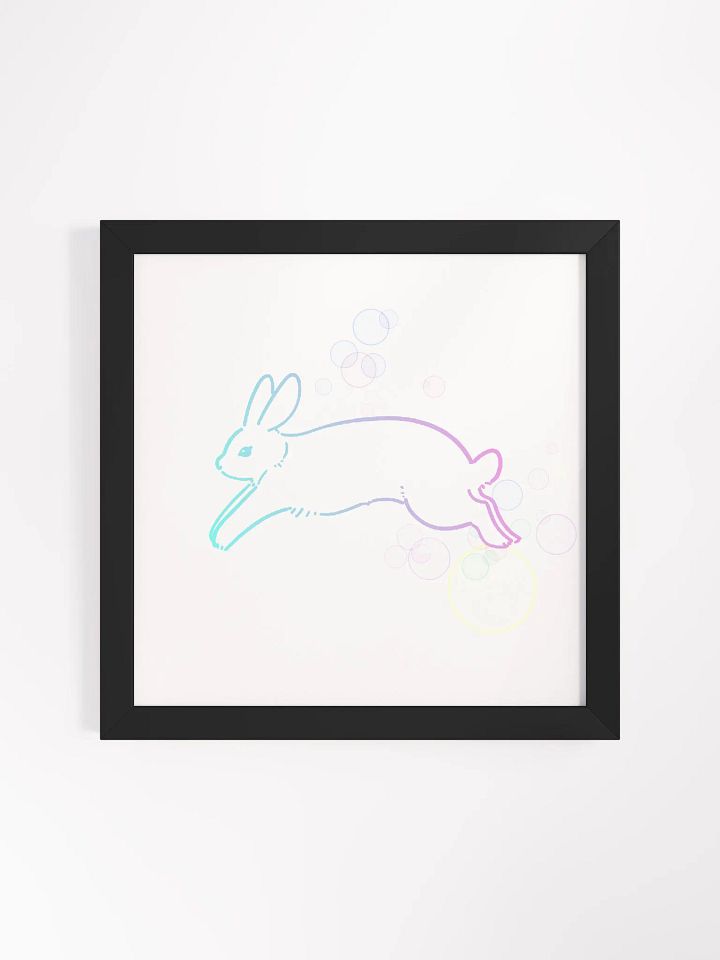 Bubble Bunny Framed Picture product image (1)