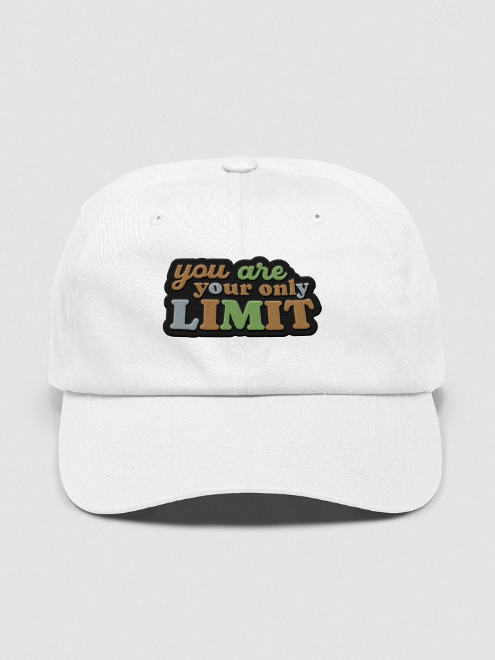 You Are Your Only LIMIT Typography Dad Hat product image (1)