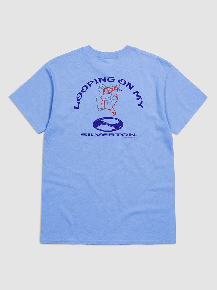 Looping On My Silverton - T-Shirt - Light Shirt w/Blue Logo product image (1)