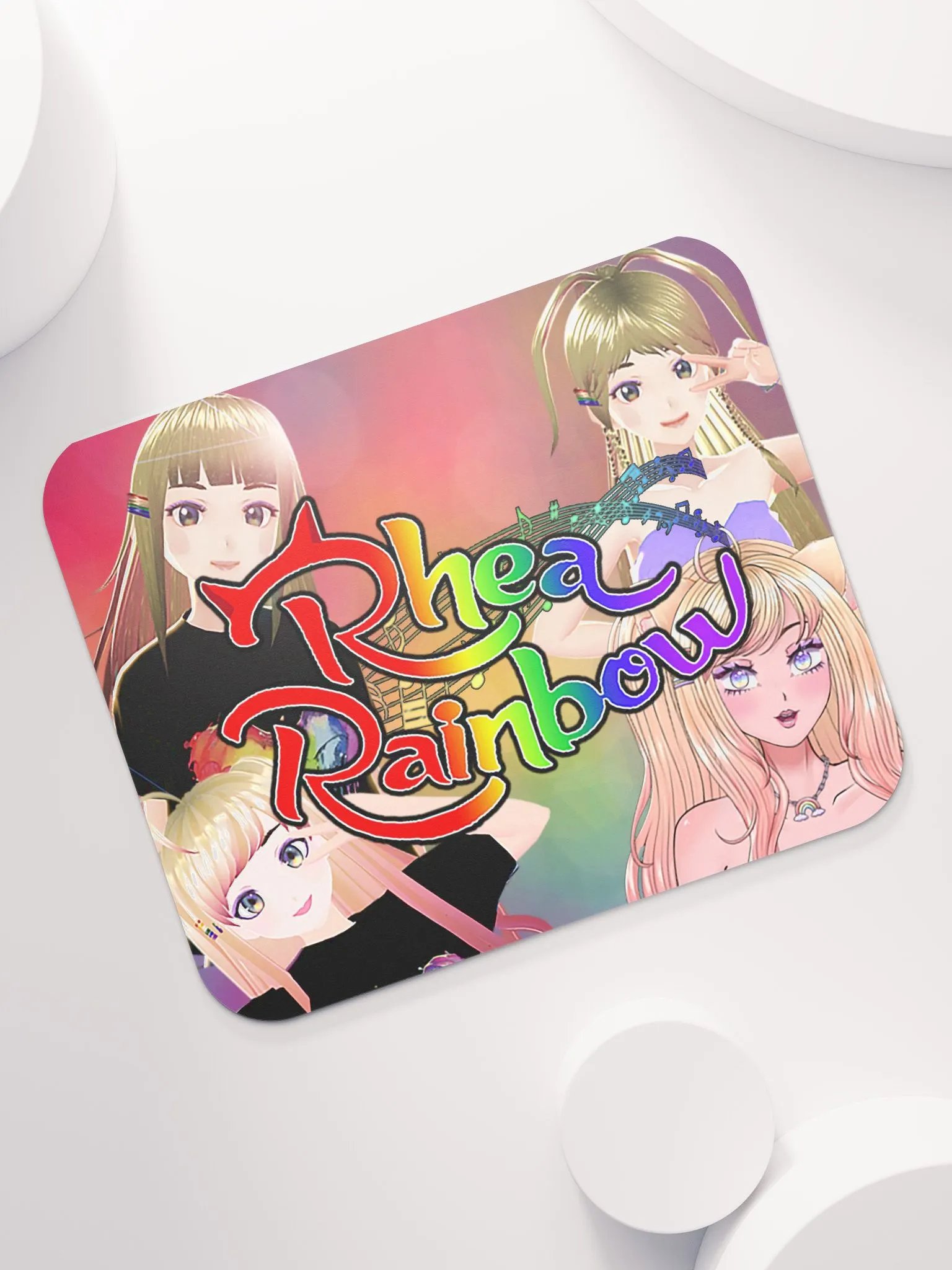 🌈Rhea Rainbow "POGgression" Mouse Pad product image (7)