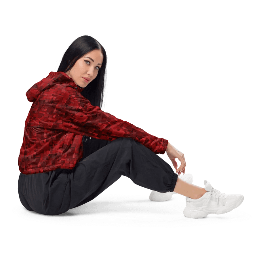 Shadowy Chic Women's Windbreaker product image (6)