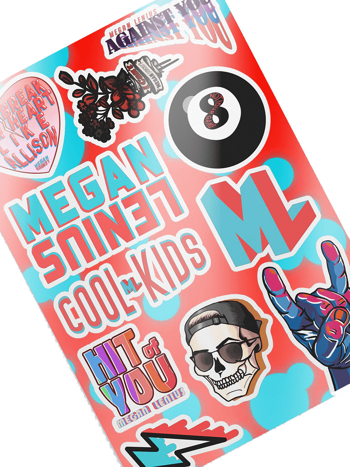 Megan Lenius Sticker sheet product image (1)