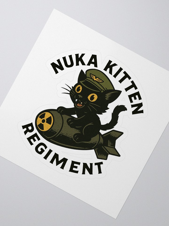 NUKA KITTEN REGIMENT STICKER product image (2)