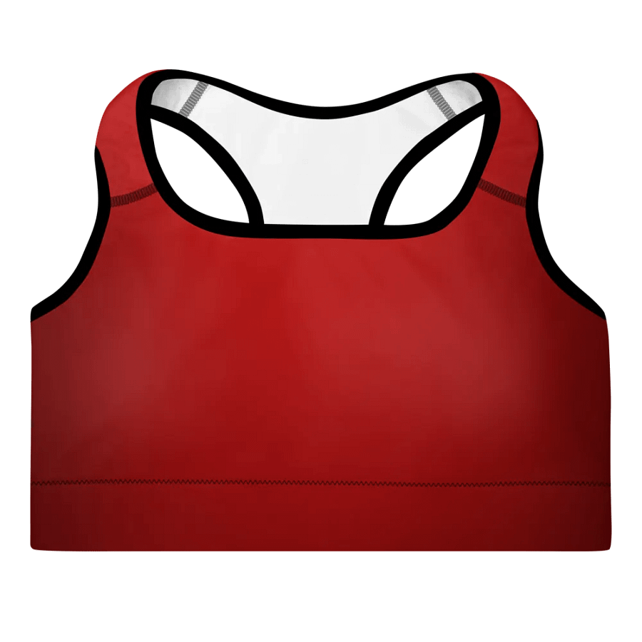 Radiant Red Padded Sports Bra product image (4)