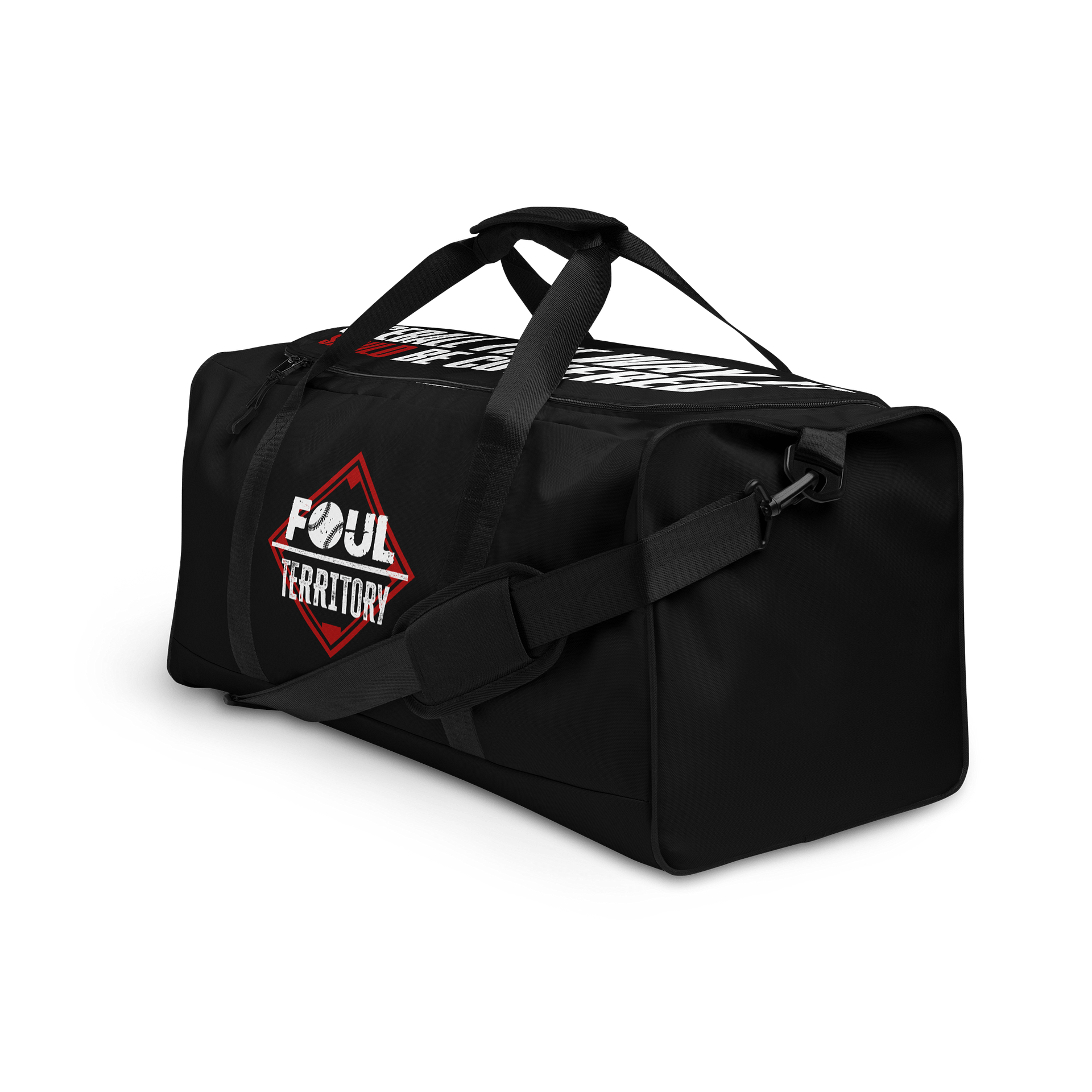 Foul Territory Black Duffle Bag product image (4)