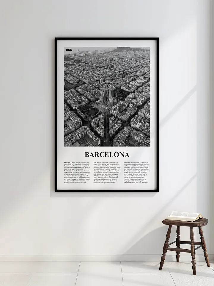 Barcelona 01 Newspaper Poster product image (2)