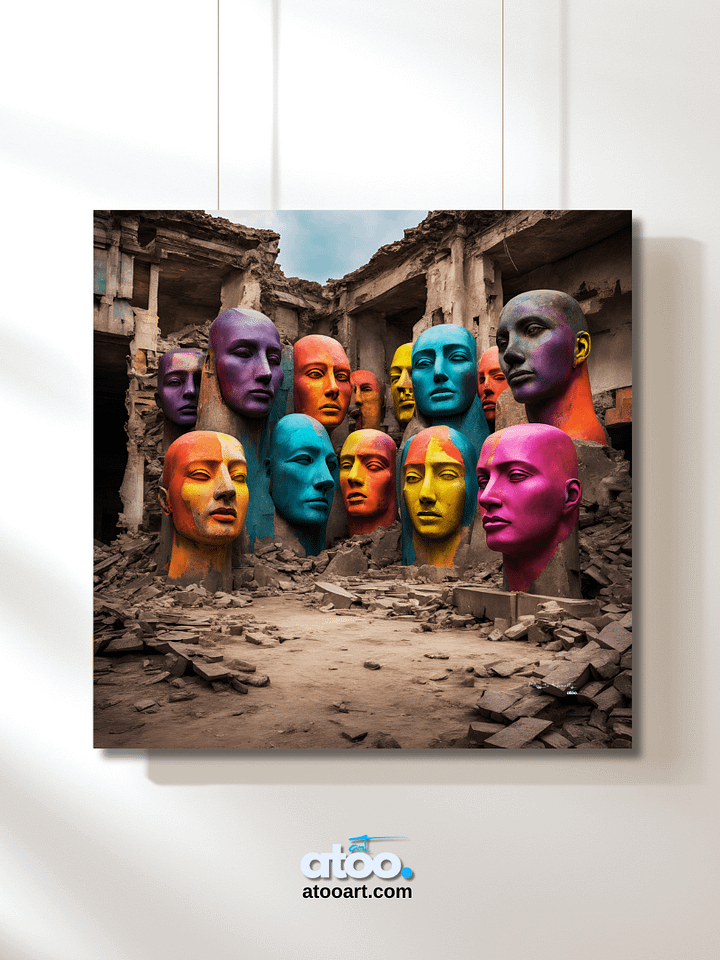 Elegy to Humanity - 3 | Canvas Art Painting product image (2)