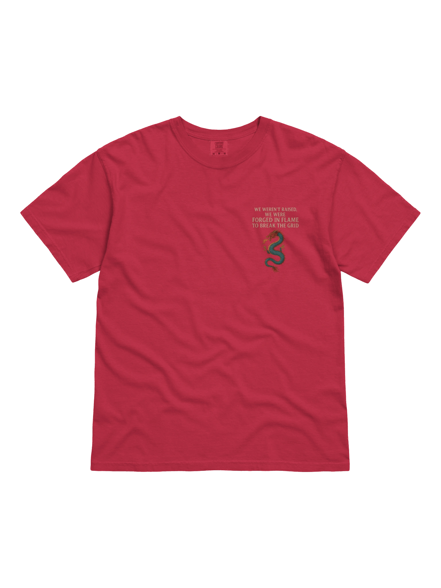 🐉 Double-Sided Dragon – Flame Carrier Tee Front-facing power. Backward flame. All memory. product image (102)
