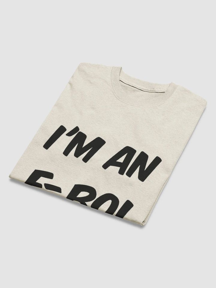 I'm An E-Boi Black Letter T-Shirt product image (2)