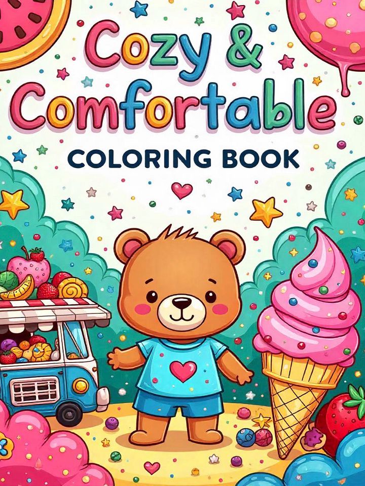 Cozy and Comfortable Coloring Book product image (2)