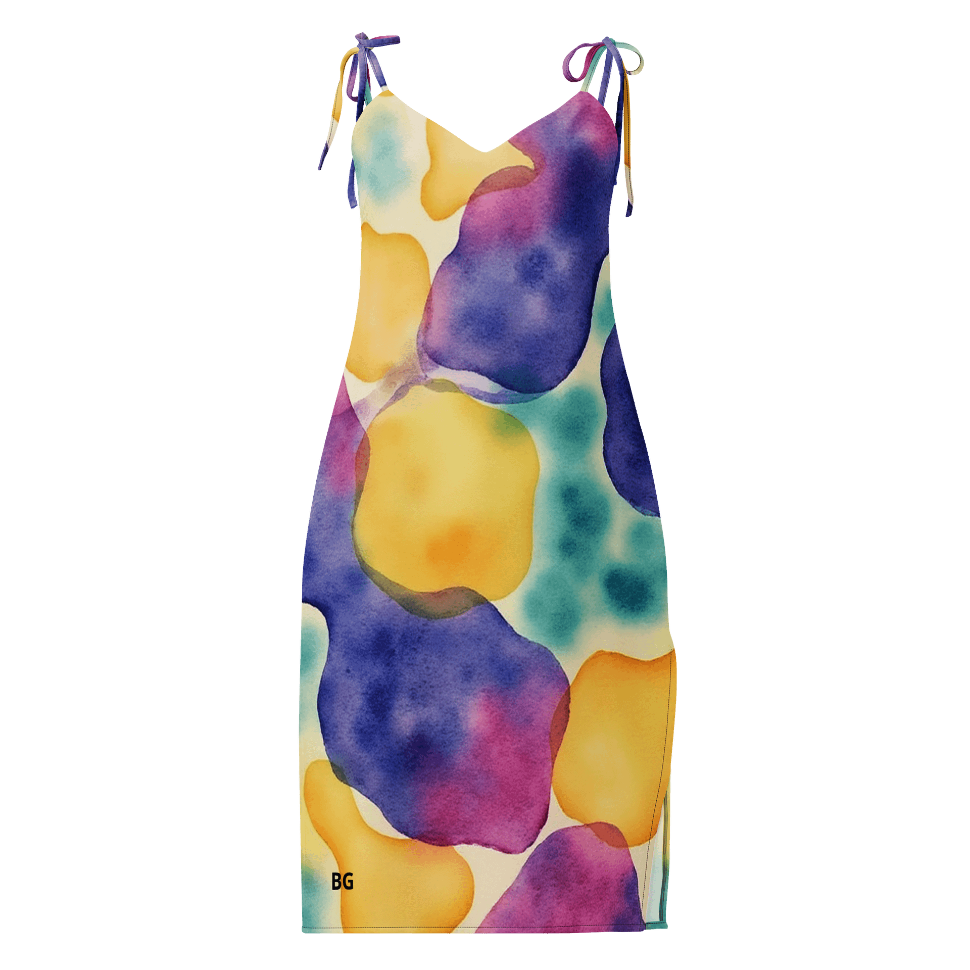 Barry Grady 'Blossom Breeze' Midi Chiffon Dress product image (1)