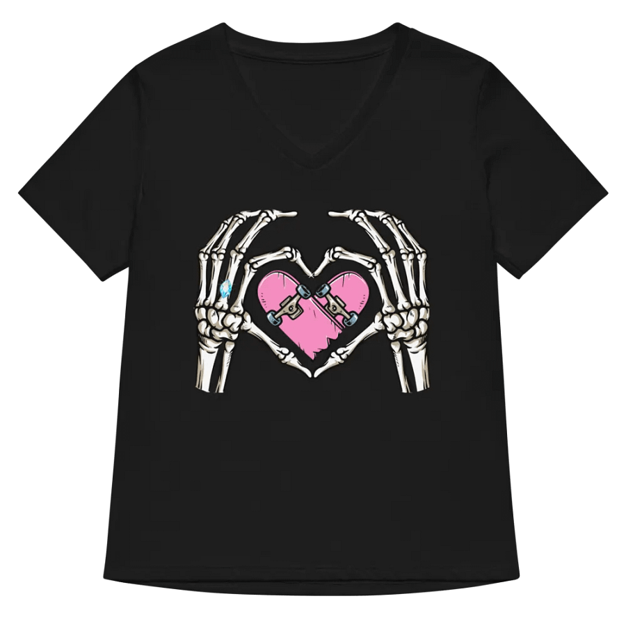 Skate heart Women's V-Neck Tee product image (5)