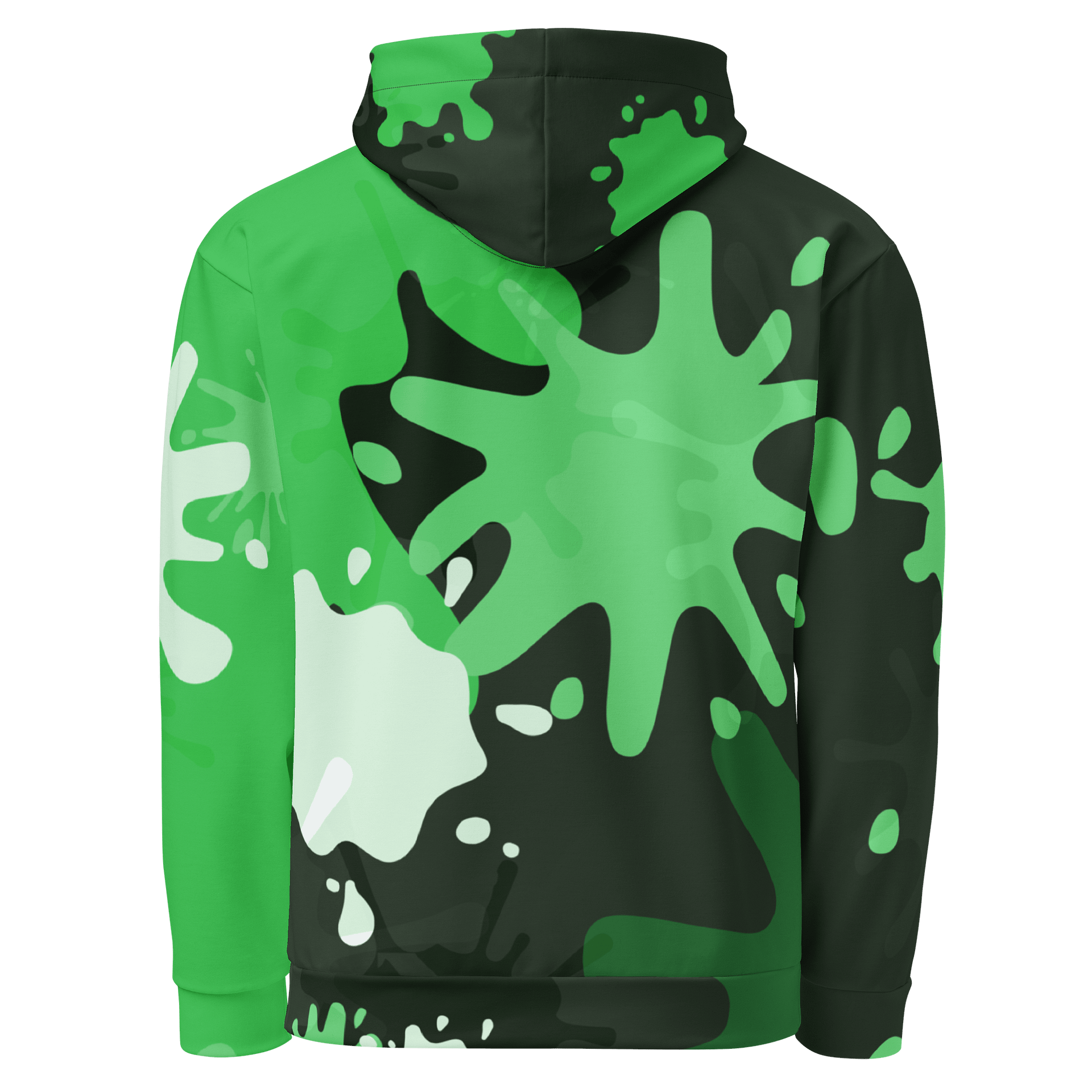 Chaos Splatter Hoodie - Lime Green product image (4)