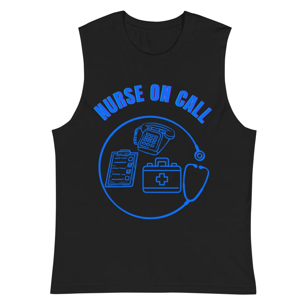 Nurse On Call Muscle Tank product image (3)