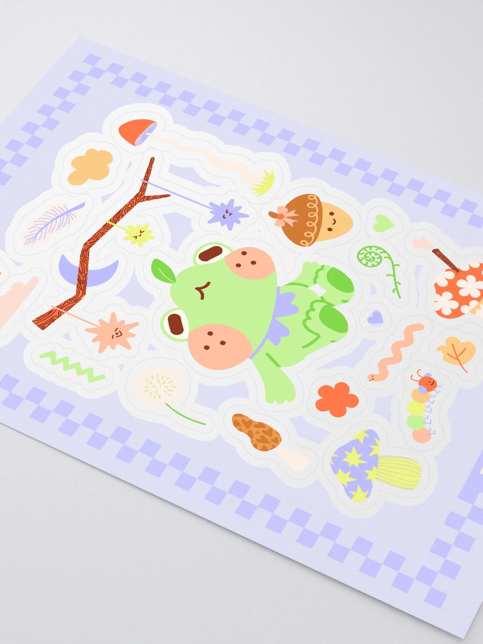 Frogshroom and Friends Sticker Sheet product image (2)