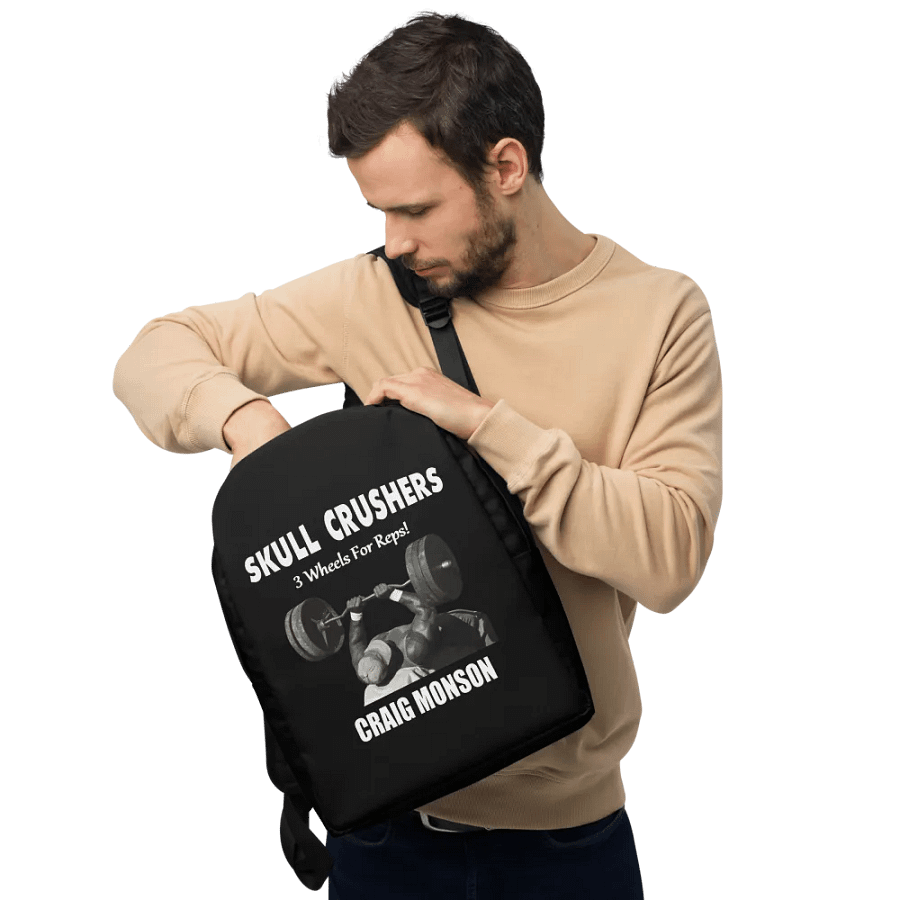 Craig Monson Three Wheels For Reps! Backpack product image (9)