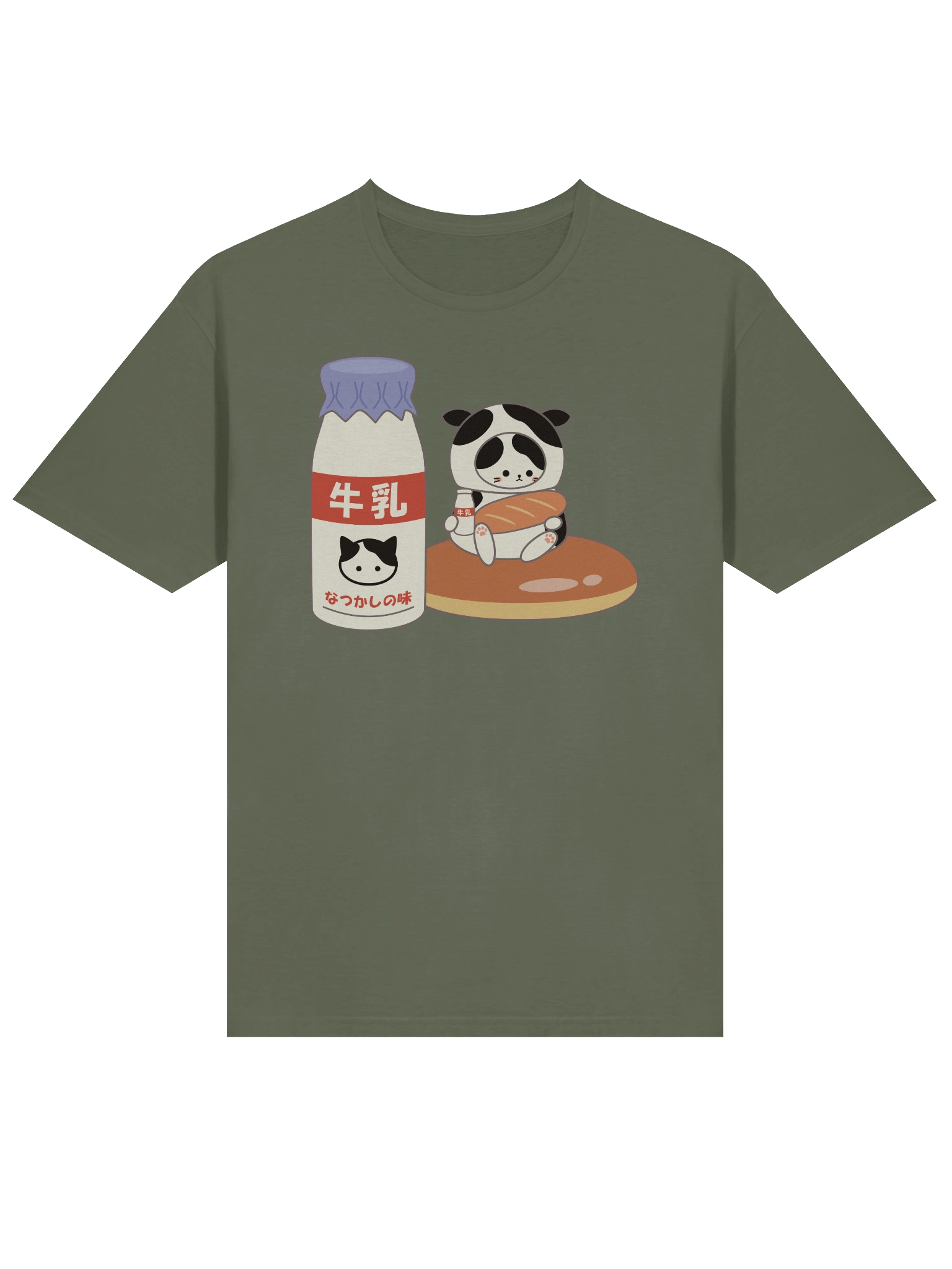 Milk Cat - Unisex Adult Super Soft Lightweight T-shirt product image (1)