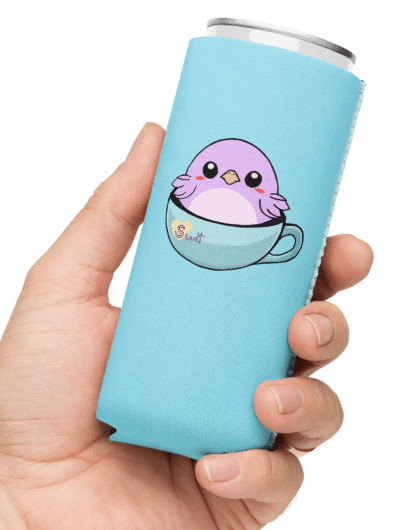 Swit Finch Logo | Coozie Can Cooler (Slim) product image (1)