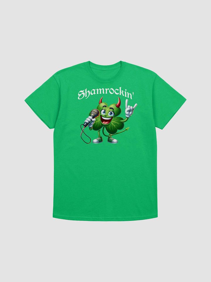 Shamrockin' Rockstar Tee: Unleash Your Inner Irish Rock God! product image (2)